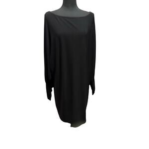 NWOT! Ralph Lauren | Long Sleeve Slit Sleeve Dress | Black | XL